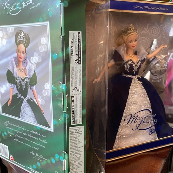 RARE 2000 Millennium Princess Barbie Doll SET, Collector’s Edition, NIB - Picture 7 of 10